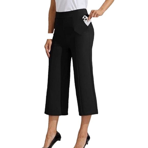 Studio Works Pants - Studio Works Womens Black Capri Pants Size 12W